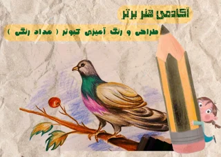 آموزش طراحی کبوتر